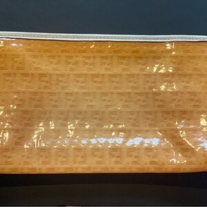 Fendi Shimmering Orange Pouch